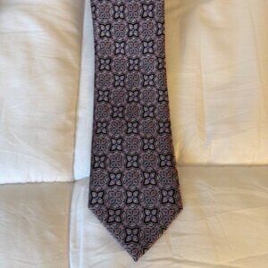 Jos A. Bank black and pink tie